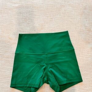 Lululemon align 4 inch short size 6 color green